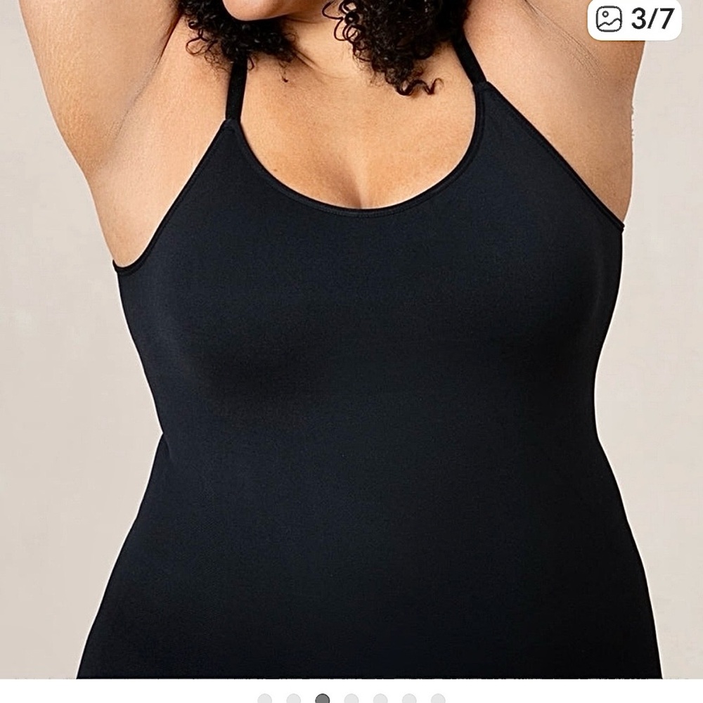 Shapermint Essentials Black Scoop Neck Cami size XXL
